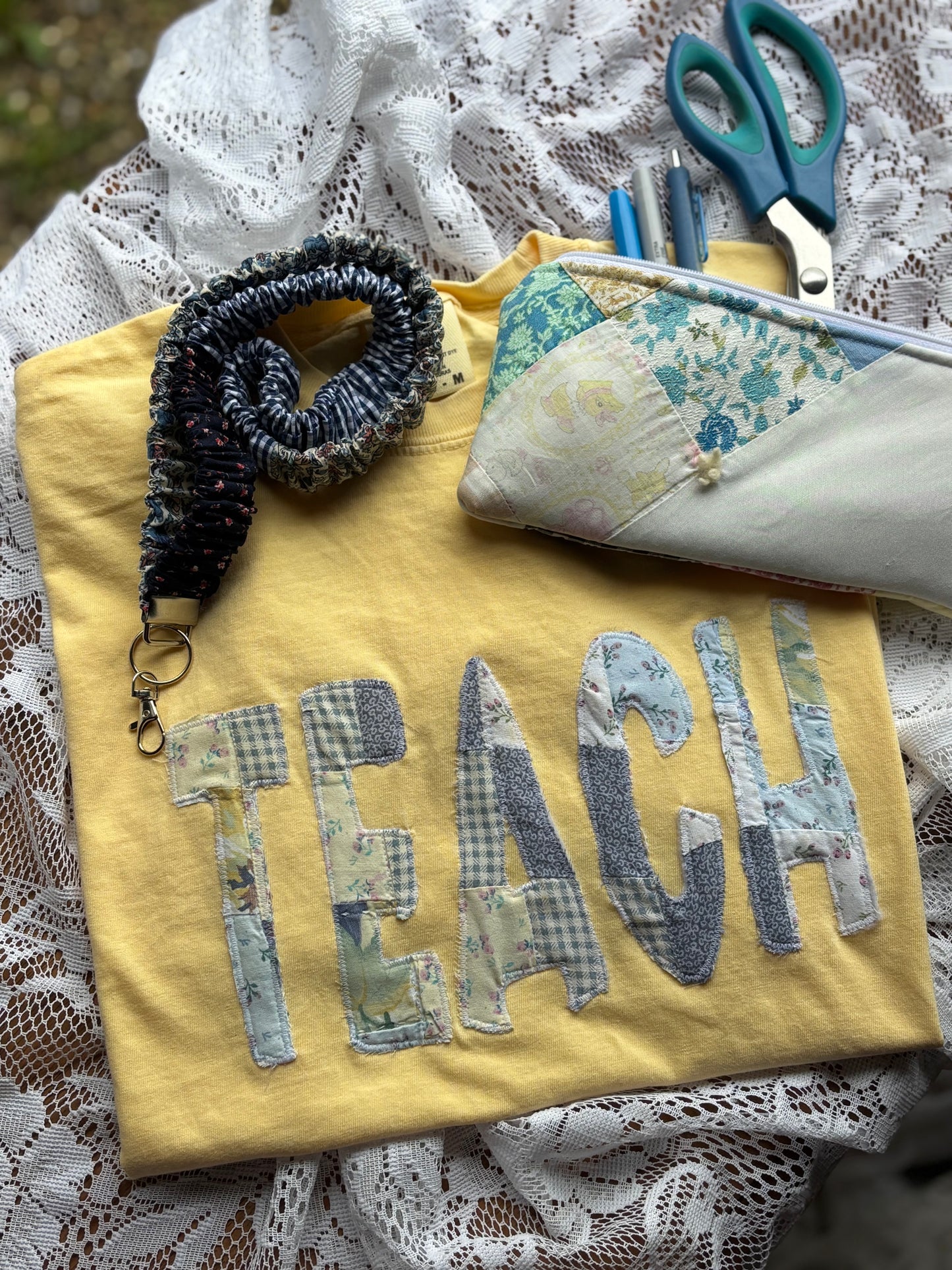 ‘TEACH’ Butter Yellow T-Shirt