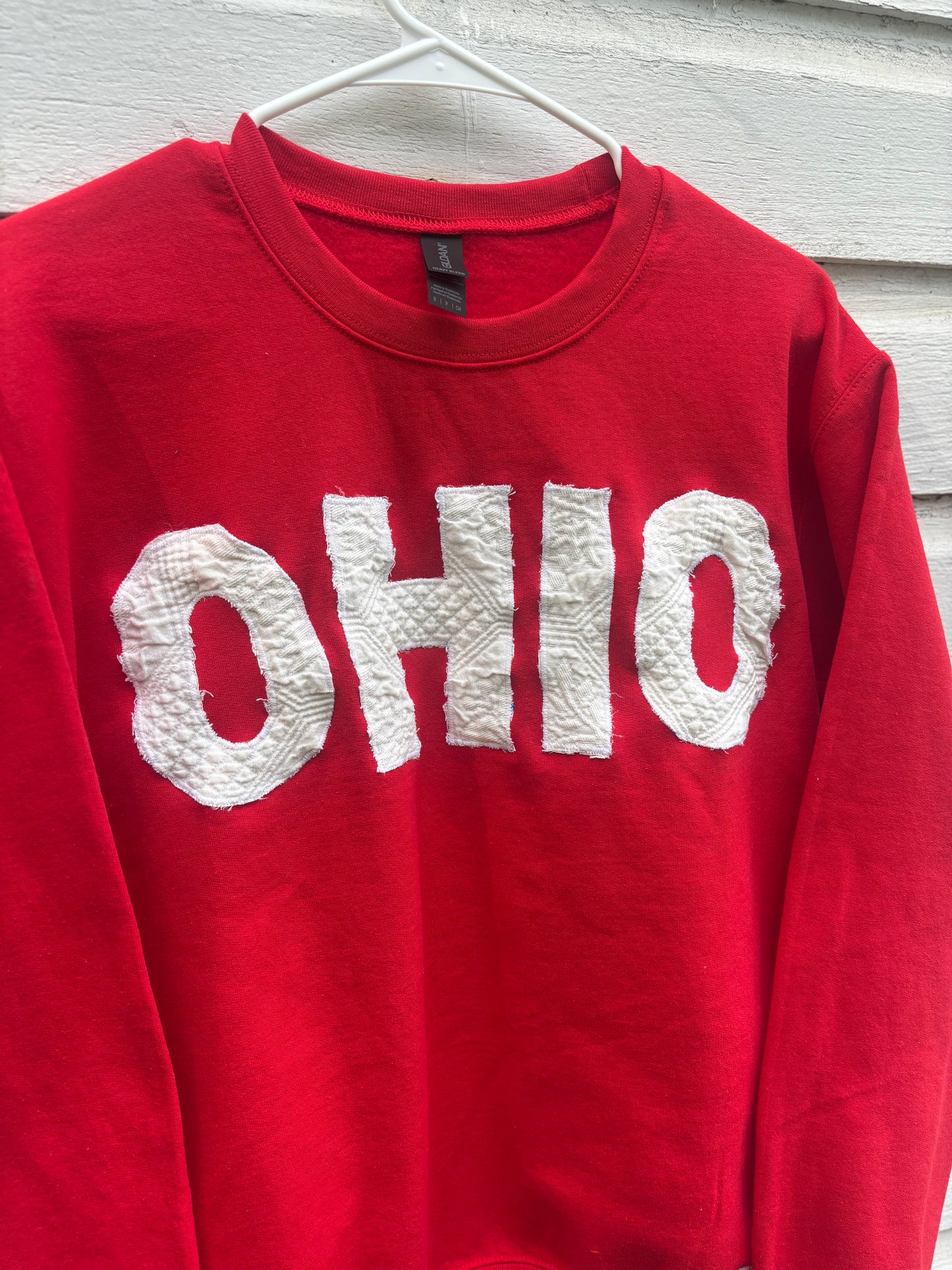 Red OHIO Crewneck