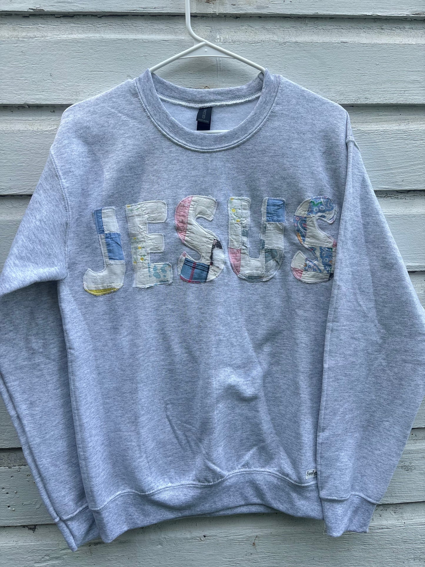 Jesus Quilted Sweatshirt