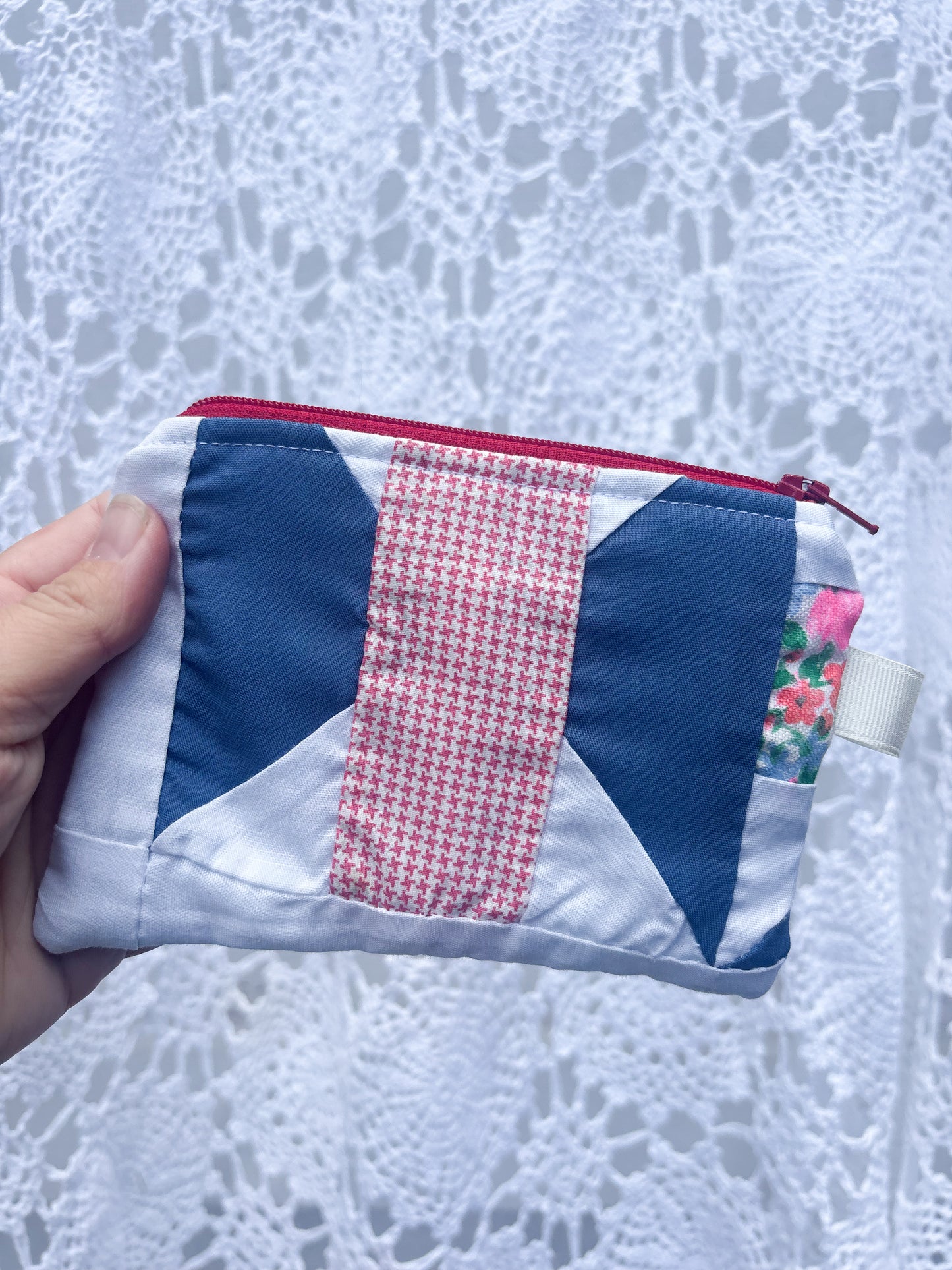 Anchors Away Mini Zipper Pouch
