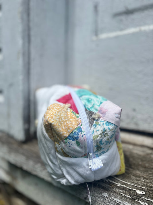 Pastel Patchwork Boxy Bag