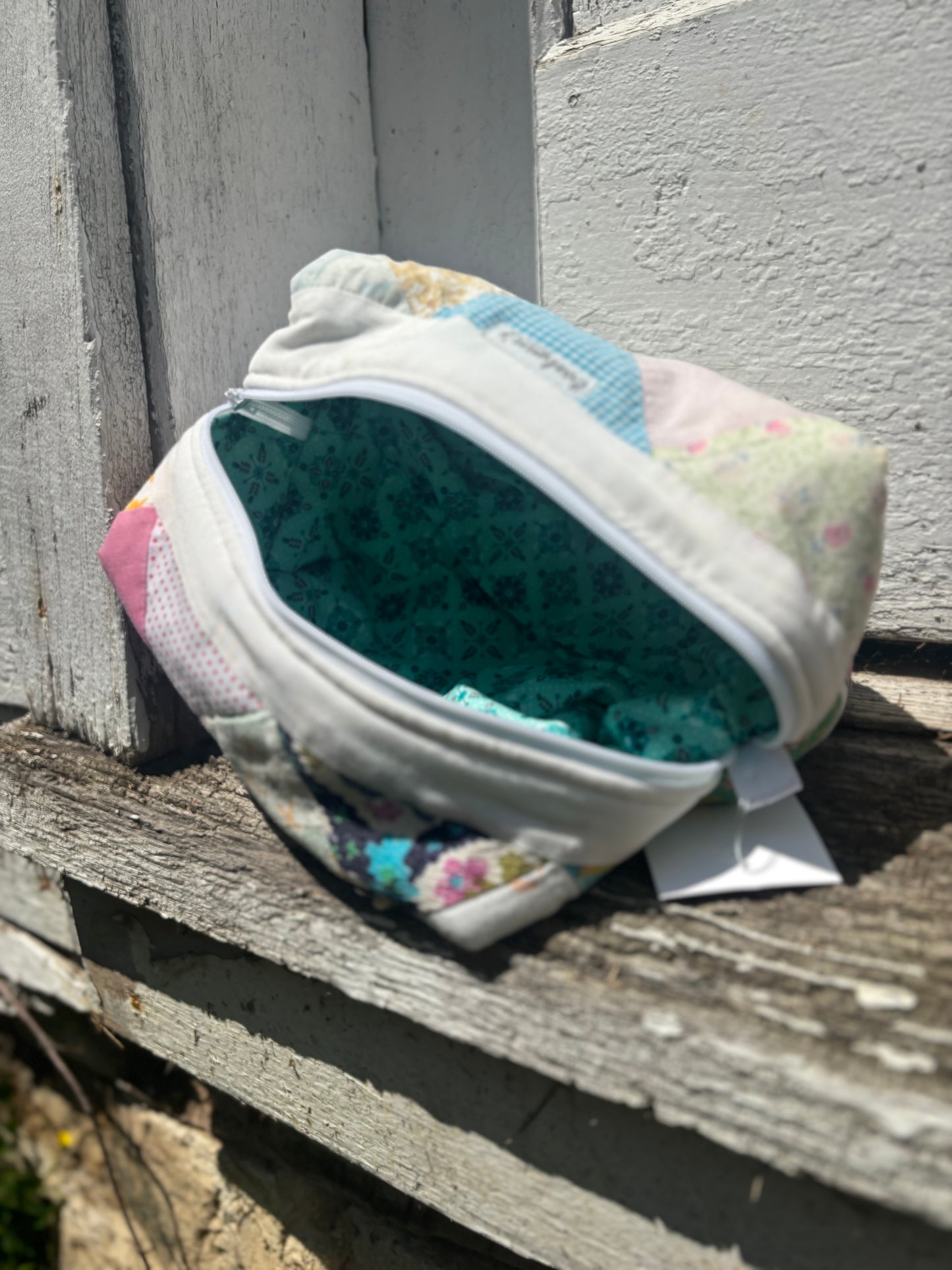 Retro Patchwork Boxy Bag