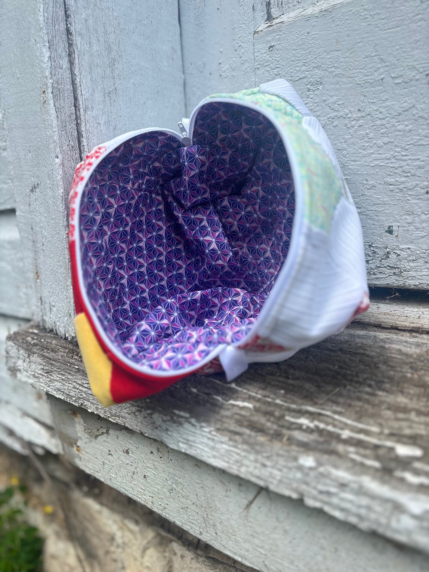 Hexigon Quilt Boxy Bag