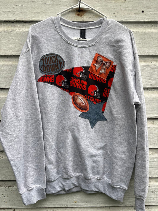 Cleveland Browns Pennant Sweatshirt - Medium