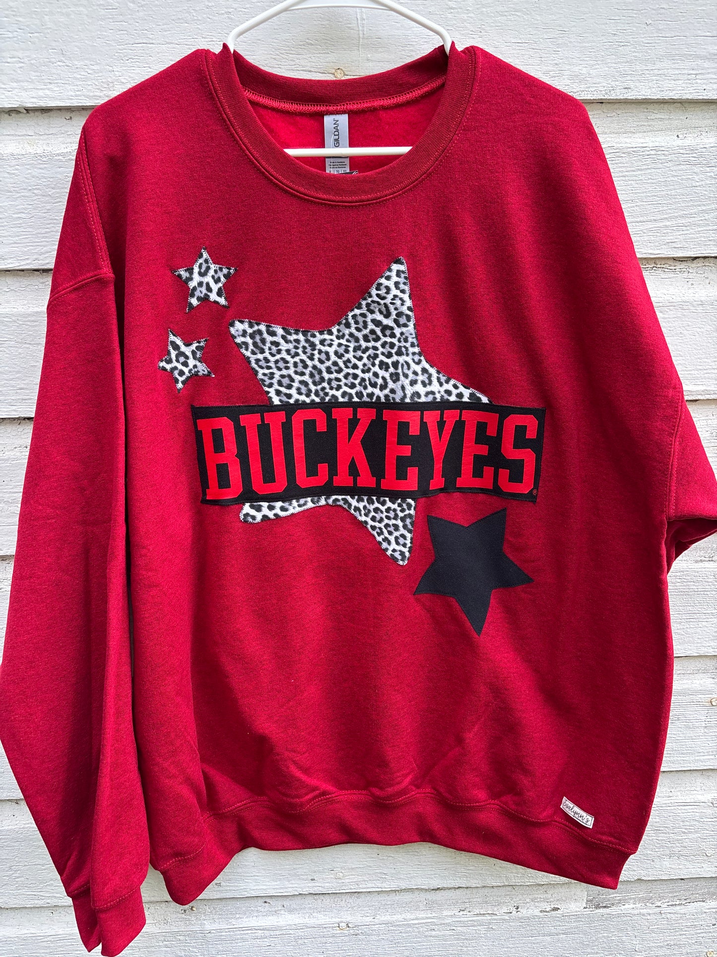Buckeye Star Upcycled Sweatshirt - X-Large