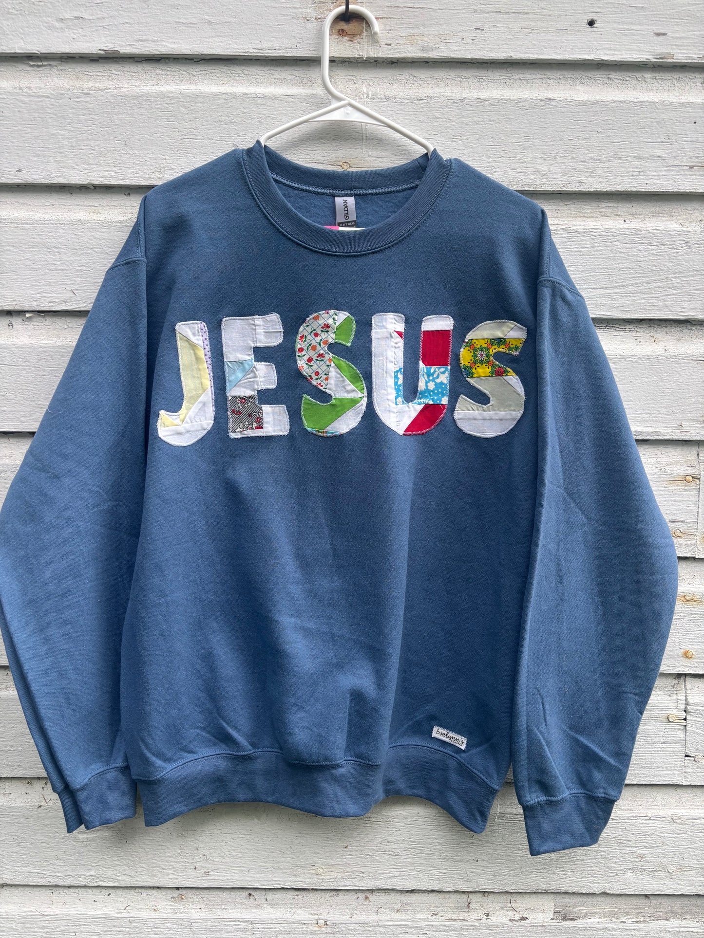 Jesus Sweatshirt (indigo blue)