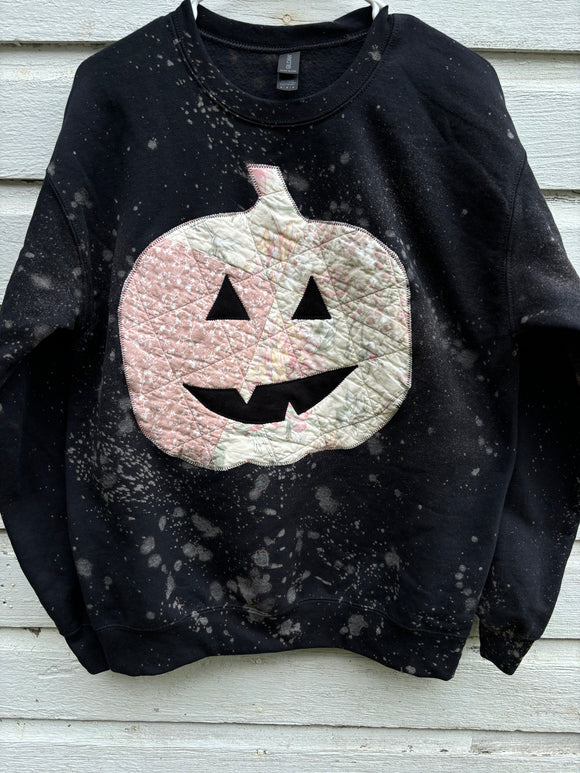 Quilt Pumpkin Sweatshirt