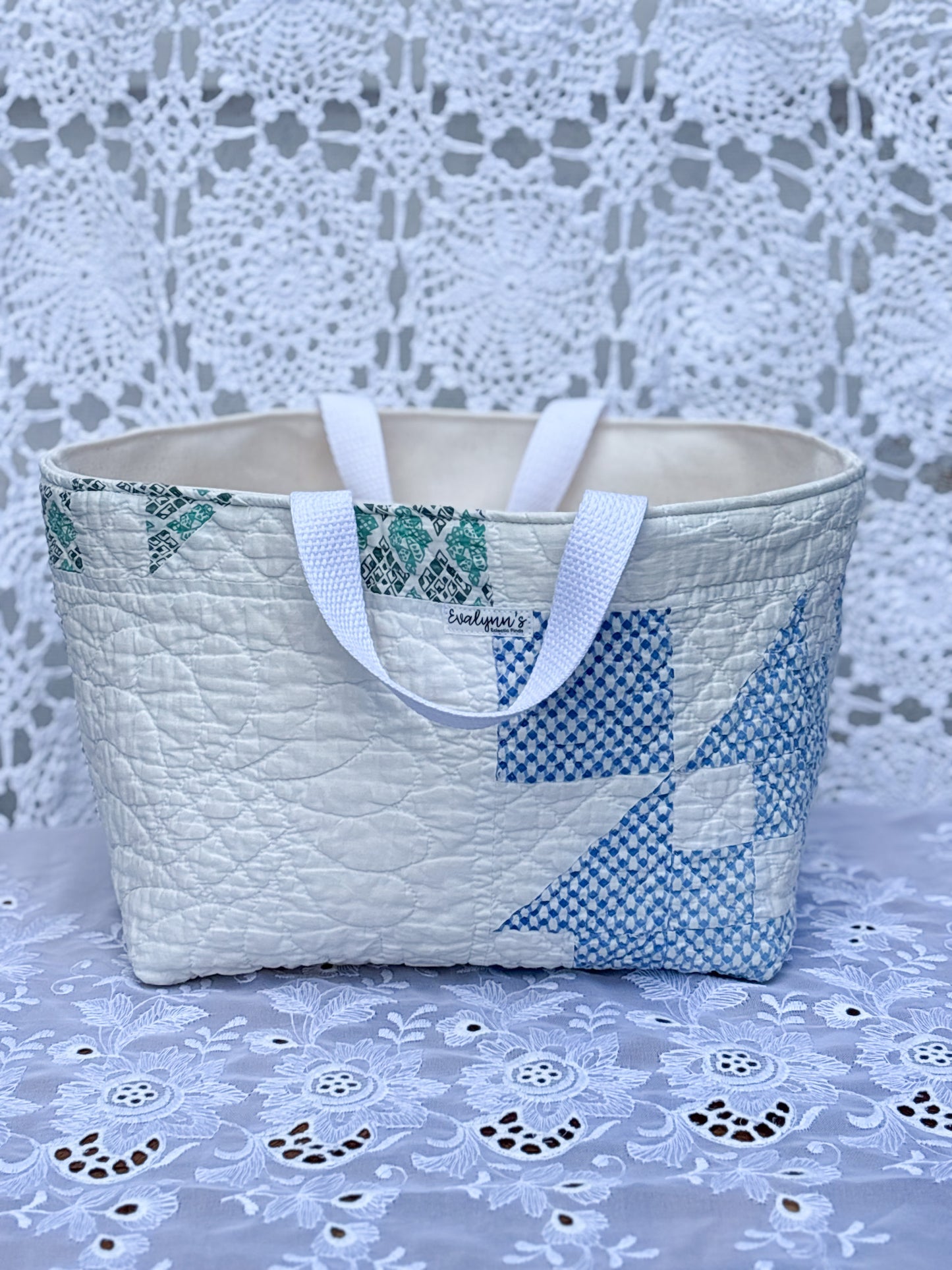 Cream Nesting Quilt Baskets