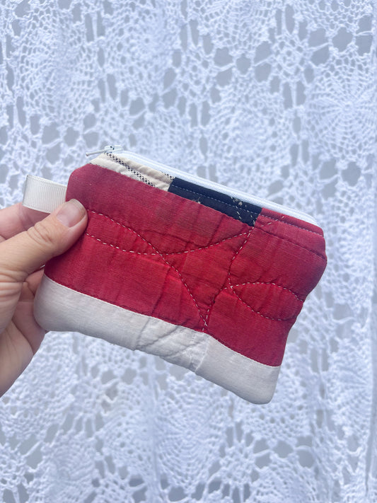 Americana Mini Zipper Pouch