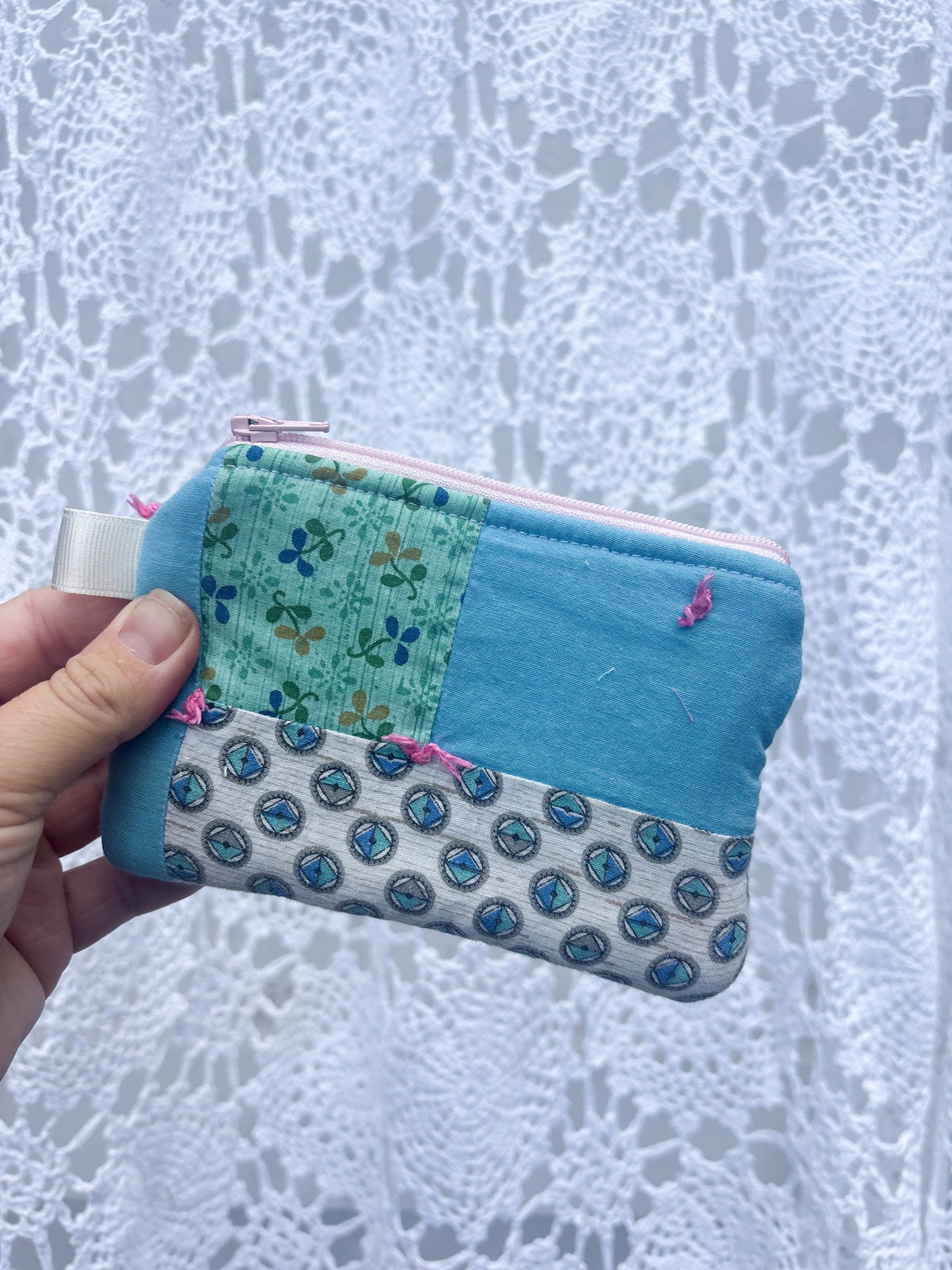 Forget Me Not Mini Zipper Pouch