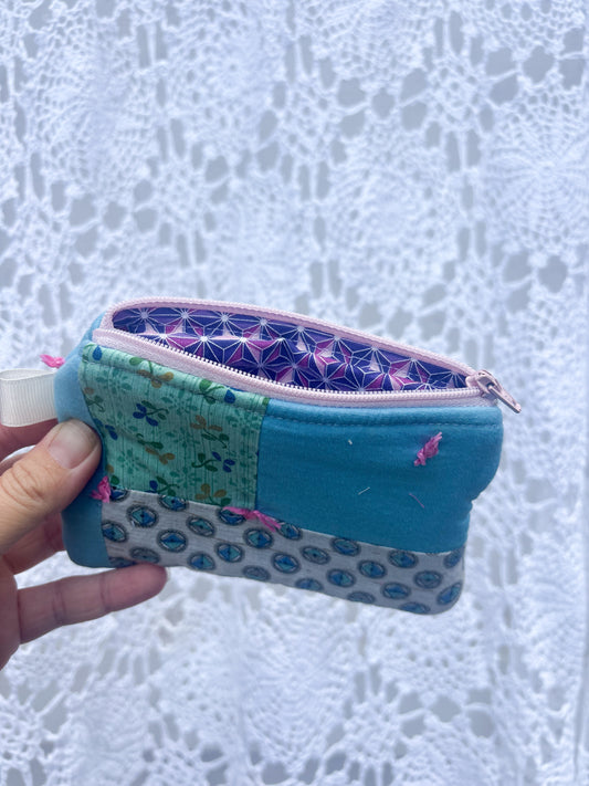 Forget Me Not Mini Zipper Pouch