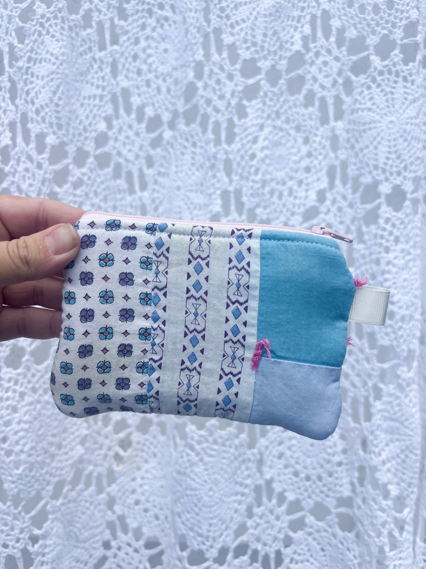 Forget Me Not Mini Zipper Pouch