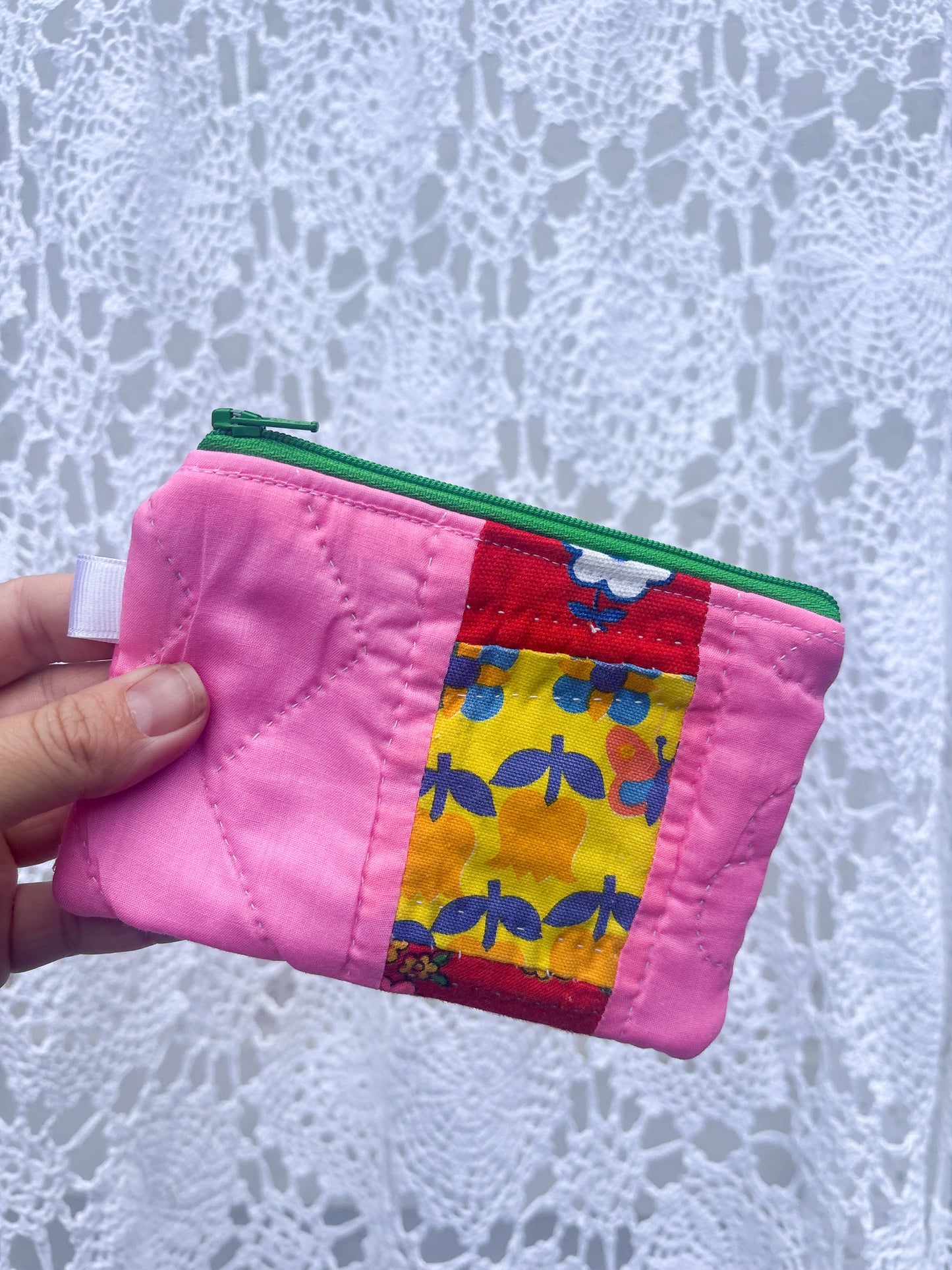 Pretty Pink Mini Zipper Pouch