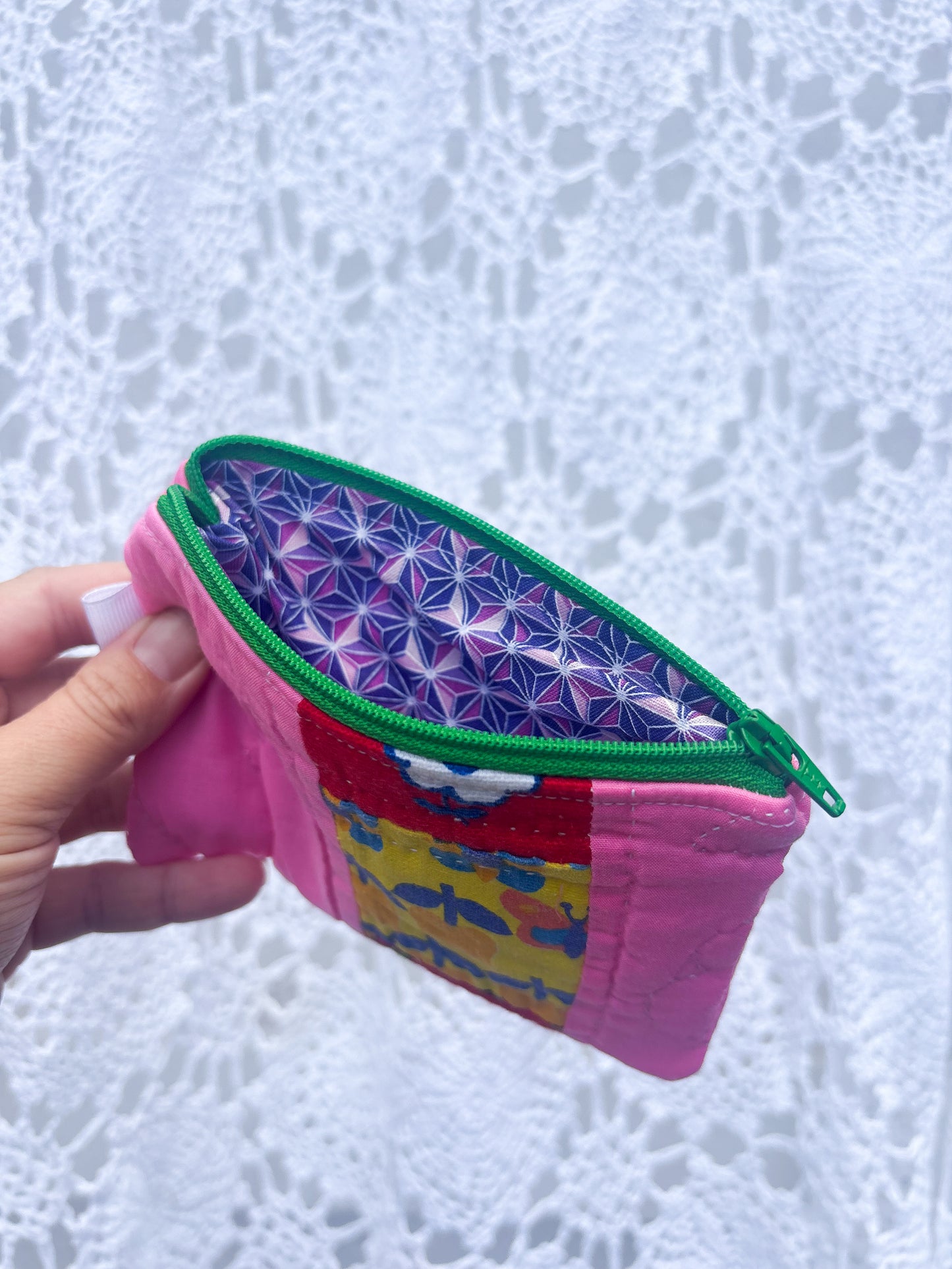 Pretty Pink Mini Zipper Pouch