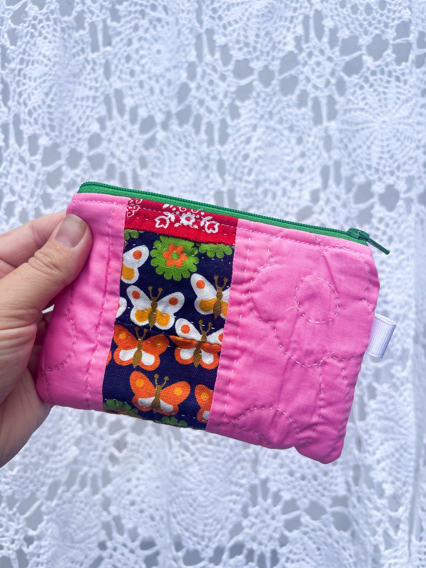 Pretty Pink Mini Zipper Pouch