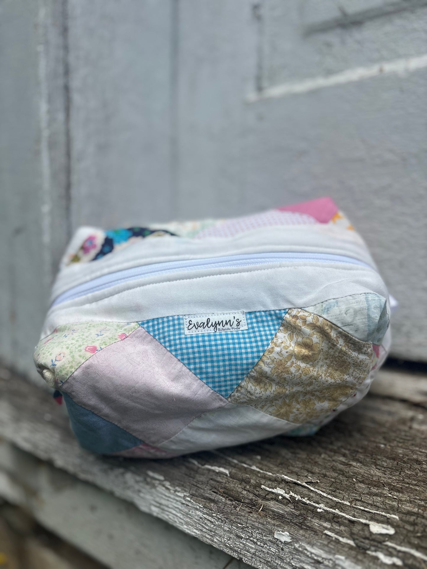Retro Patchwork Boxy Bag