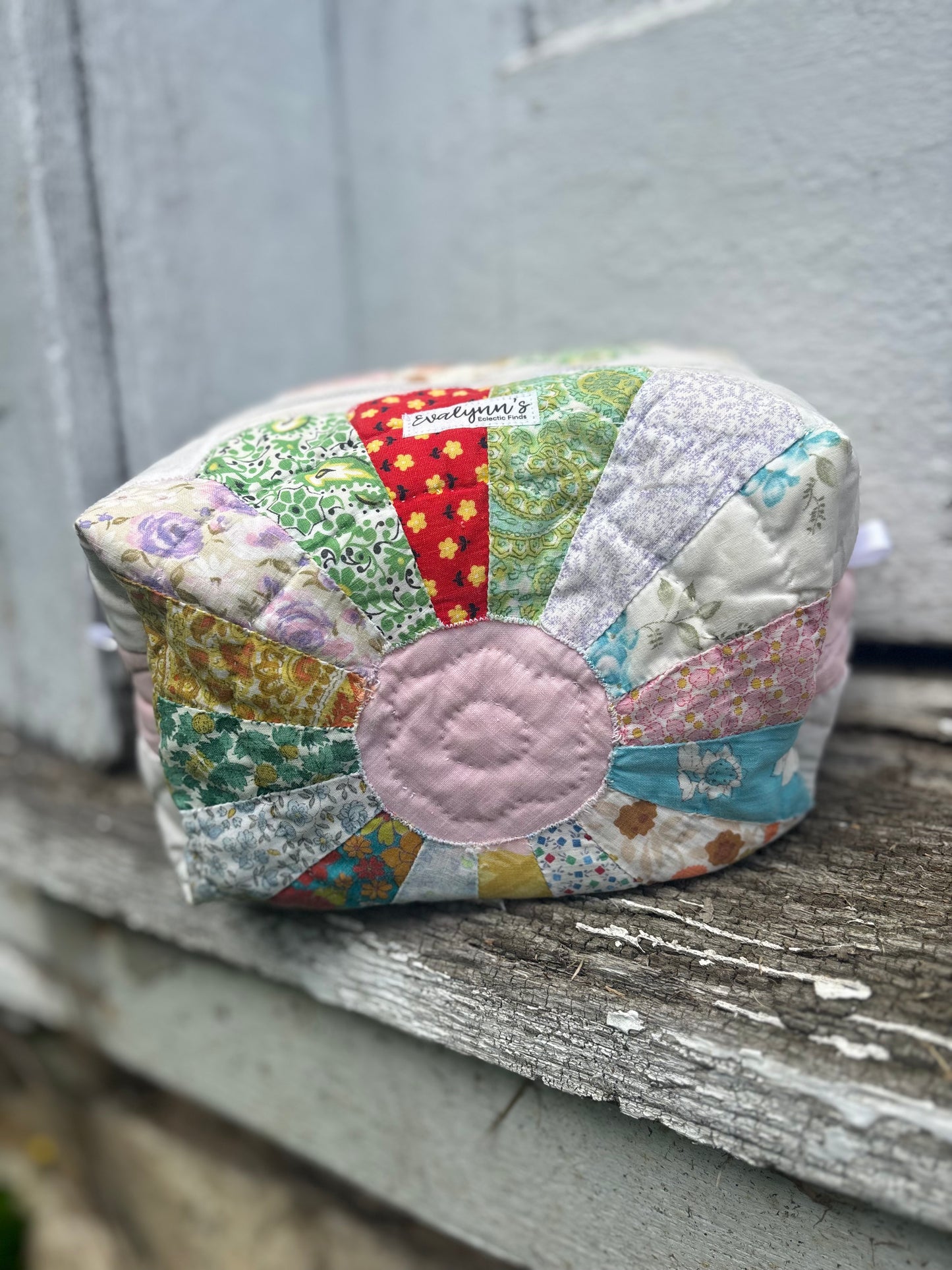 Dresden Plate Boxy Bag