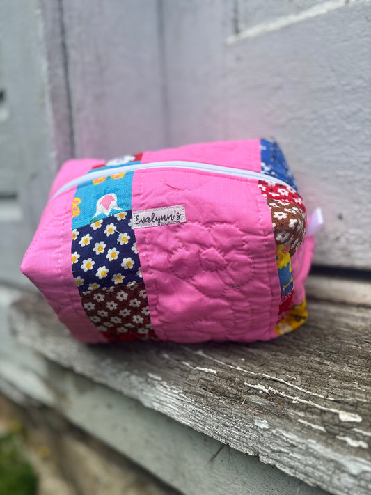 Pretty Pink Boxy Bag