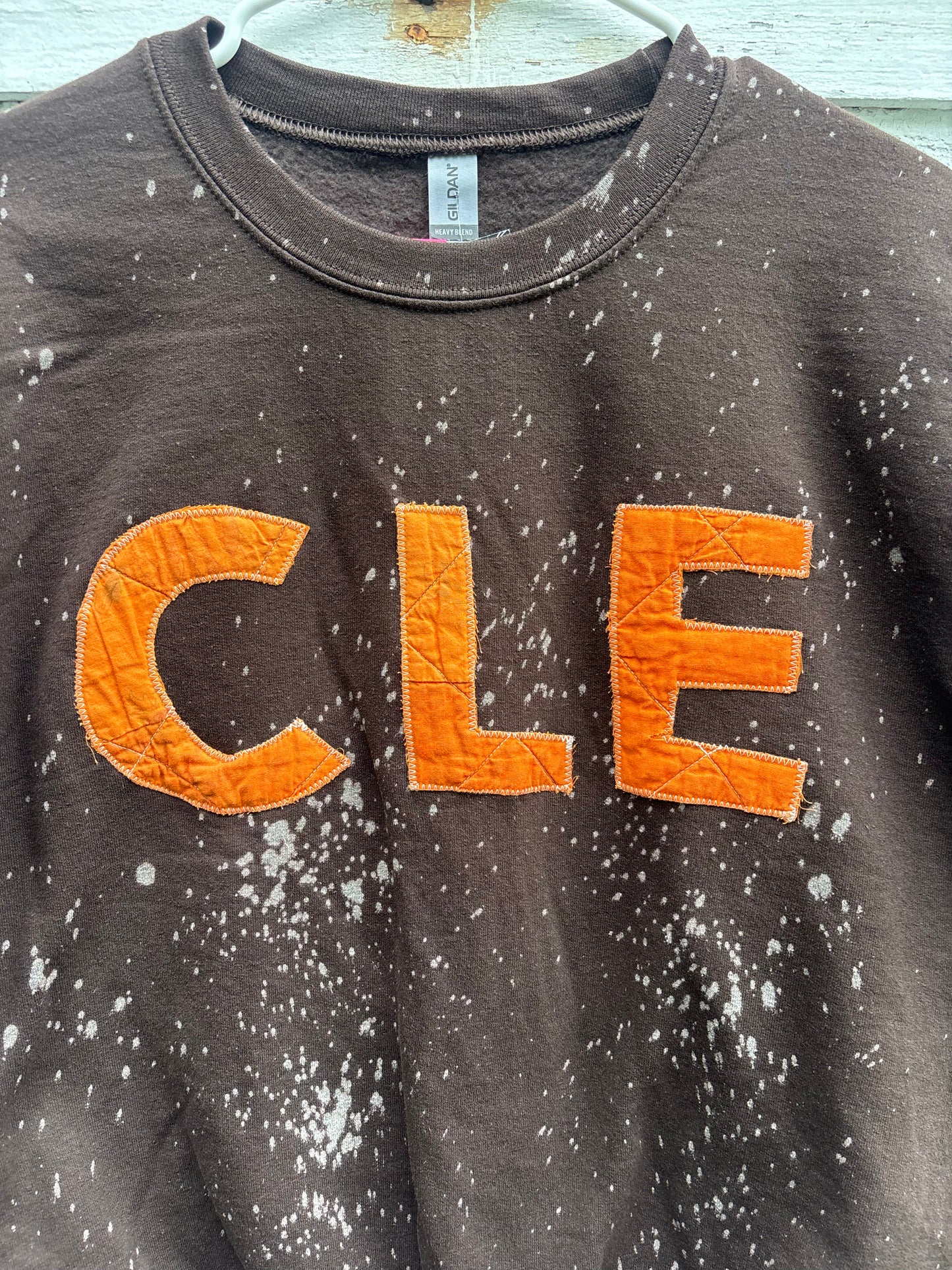 Bleached Brown CLE Sweatshirt - Small