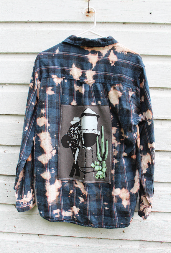 Western Water Tower Flannel - Medium